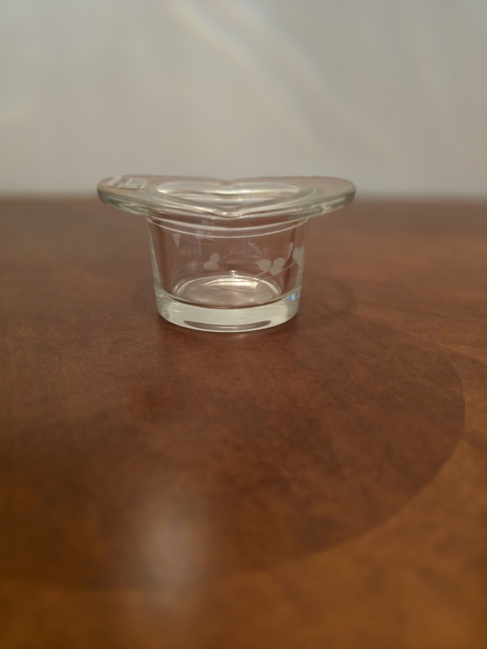 Vintage Duiske Irish Hand Cut Crystal Top Hat Ashtray
